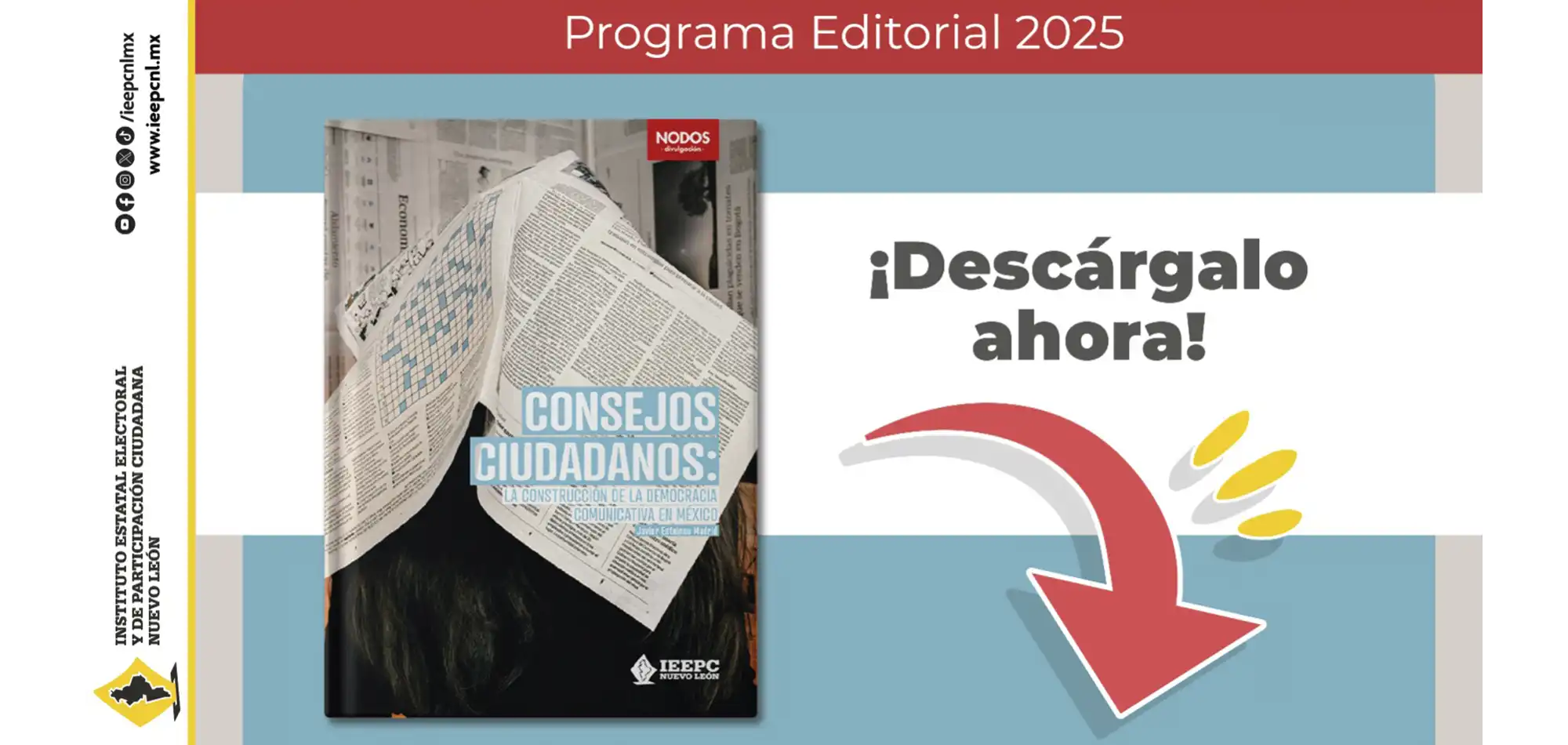 Propone libro del IEEPCNL relación medios de comunicación y ciudadanía 