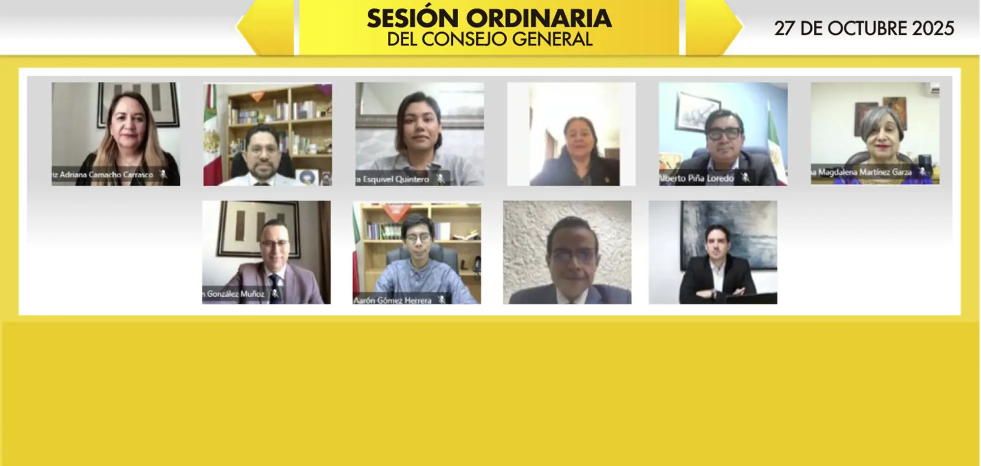 Informa IEEPCNL actividades en sesión ordinaria de octubre