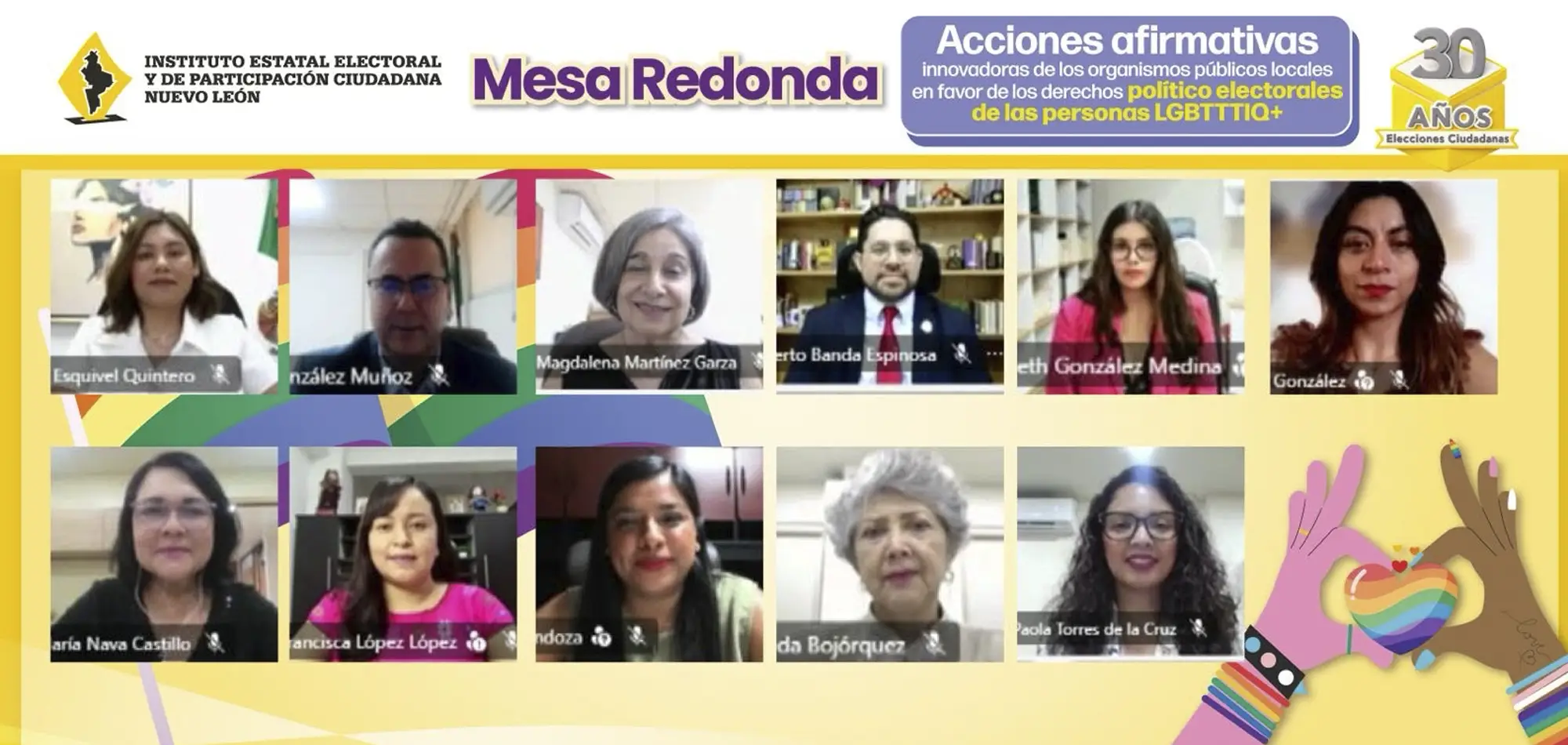 Comparten acciones a favor de derechos políticos de personas LGBTTTIQ+