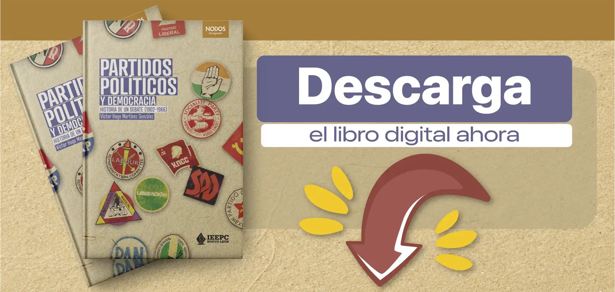 Publica IEEPCNL libro sobre partidos políticos y democracia